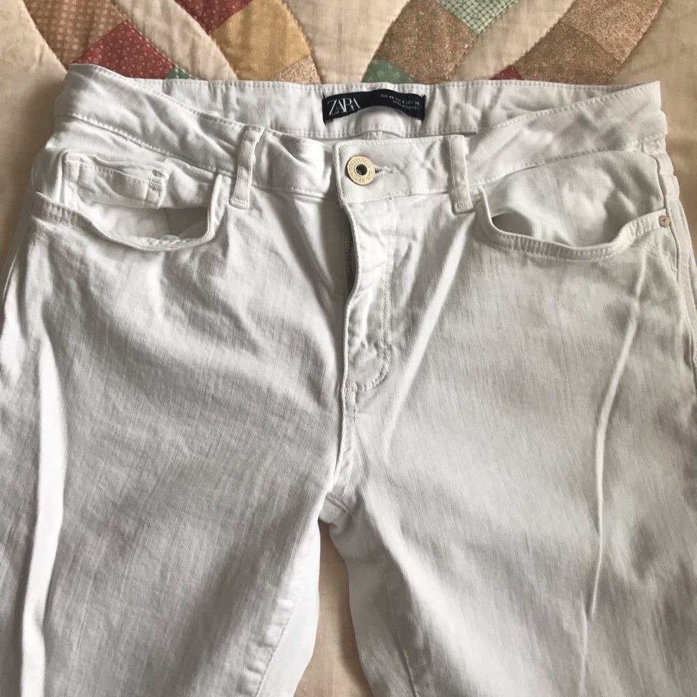 Zara White Jean pants